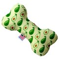 Mirage Pet Products Avocado Paradise 8 in. Stuffing Free Bone Dog Toy 1251-SFTYBN8
